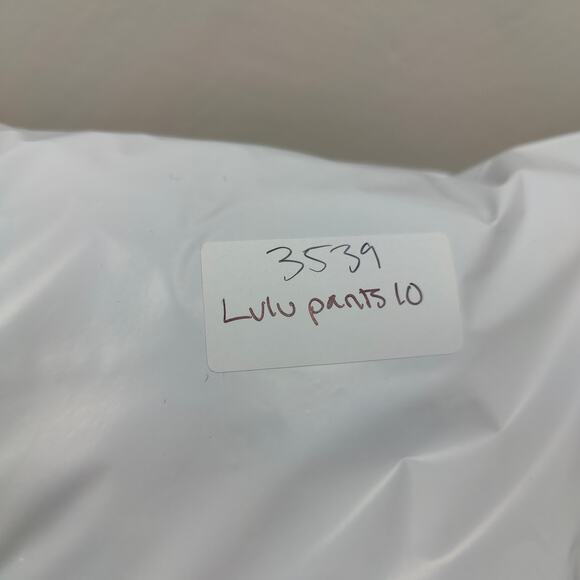 Lululemon Sweatpants Womens 10 Black Tapered Side Zip Waist Lounge Cotton - Picture 8 of 8